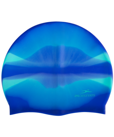 Шапочка для плавания Helion Navy/green, силикон