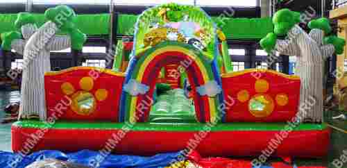 Коммерческий надувной батут "Лесные истории" 10*6*3,5 м