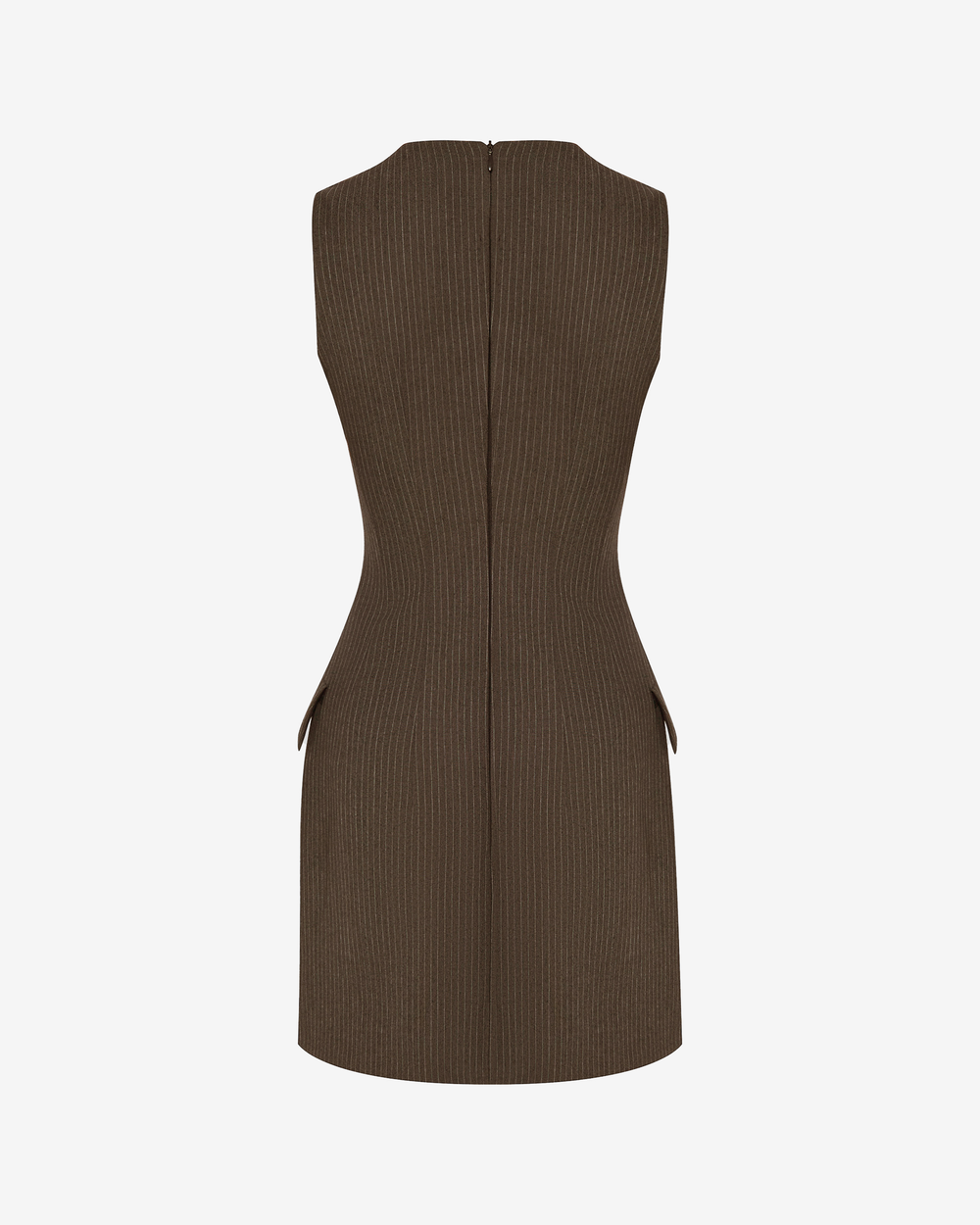 Платье мини из костюмной ткани