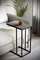 Стол придиванный Агами графит/чёрный