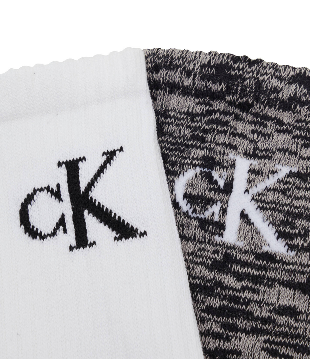 Носки 2 пары CALVIN KLEIN JEANS - графитовый(701224134)