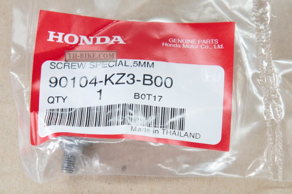 90104-KZ3-B00. SCREW, SPECIAL, 5MM