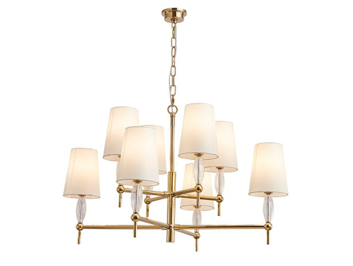 Подвесная люстра Newport CHELSY 4378/C gold, М0070440