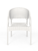 Кресло пластиковое Ola Dom арт.K-GS02 (белое)