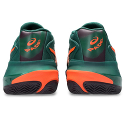 Мужские кроссовки для Падел Asics Gel-Resolution X Padel - jewel green/energy orange