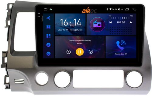 Магнитола для Honda Civic 8 4d 2005-2012 седан - AIROC 2K RI-1911 Android 12, Быстрая, QLed+2K, CarPlay, SIM-слот
