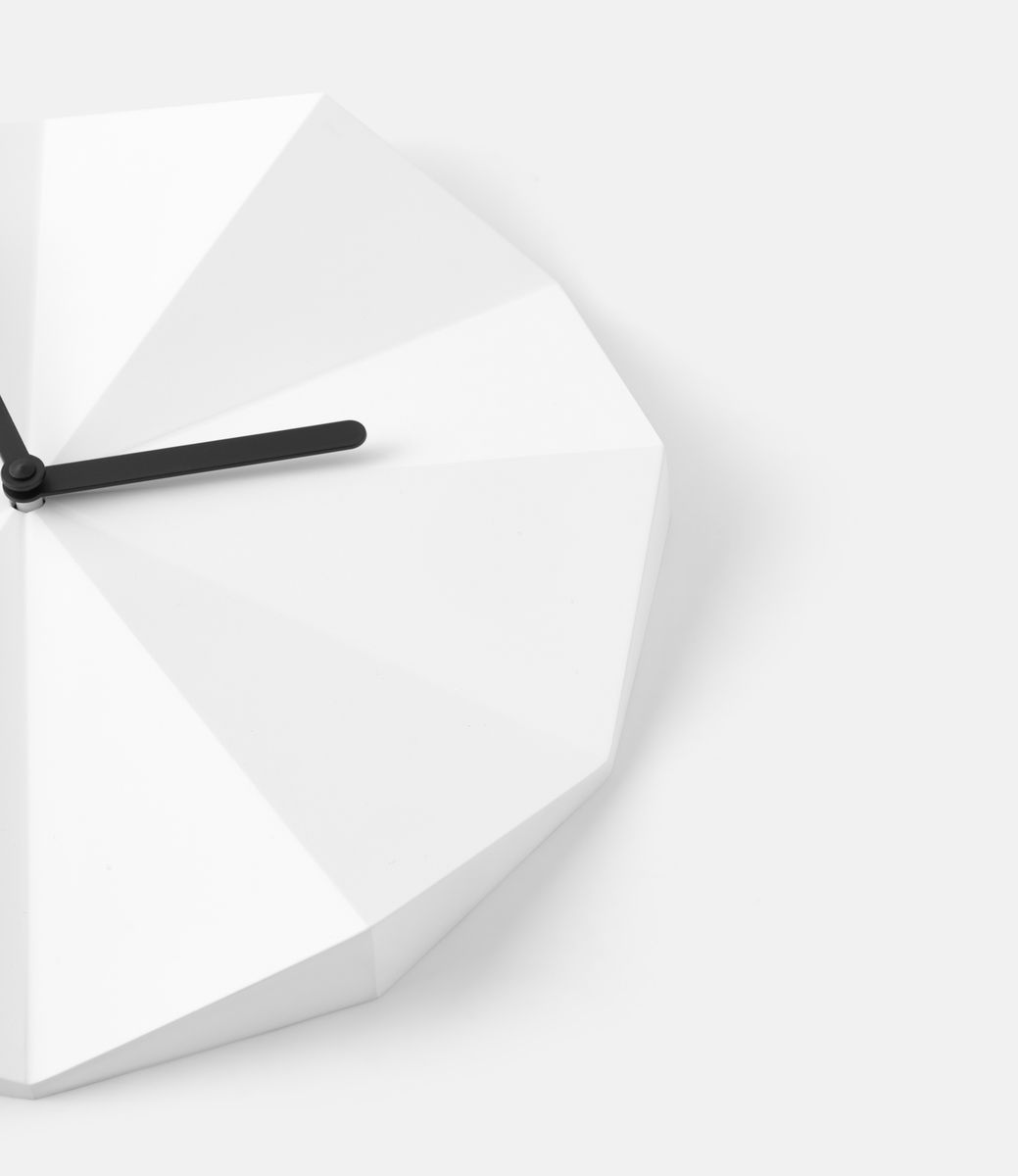 Lawa Design Delta Clock White — настенные часы