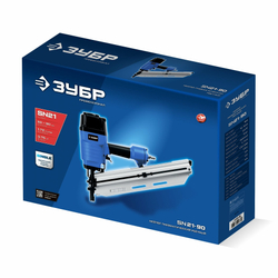 ЗУБР SN21-90, пневматический нейлер для реечных гвоздей ЗУБР SN21 (50-90 мм) ПРОФЕССИОНАЛ (31931)