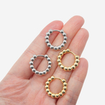 Швензы-кольца "Шарики", 18,5мм, позолота