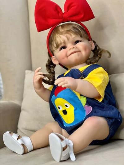 Кукла Реборн виниловая 55см в пакете (FA-180)