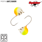 Мормышка вольфрамовая Spider 2860 "Шар с ушком" (4мм, 0.65гр)