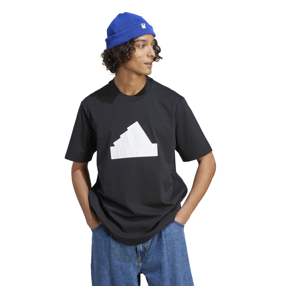 Мужское теннисное поло adidas Future Icon Badge Of Sport T-Shirt Men - Black, White