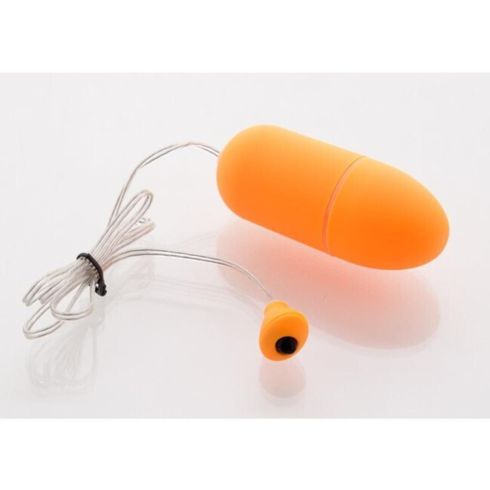 Виброяйцо оранжевое водонепроницаемое Funny Five (8 см , оранжевый) (Цвет: оранжевый)