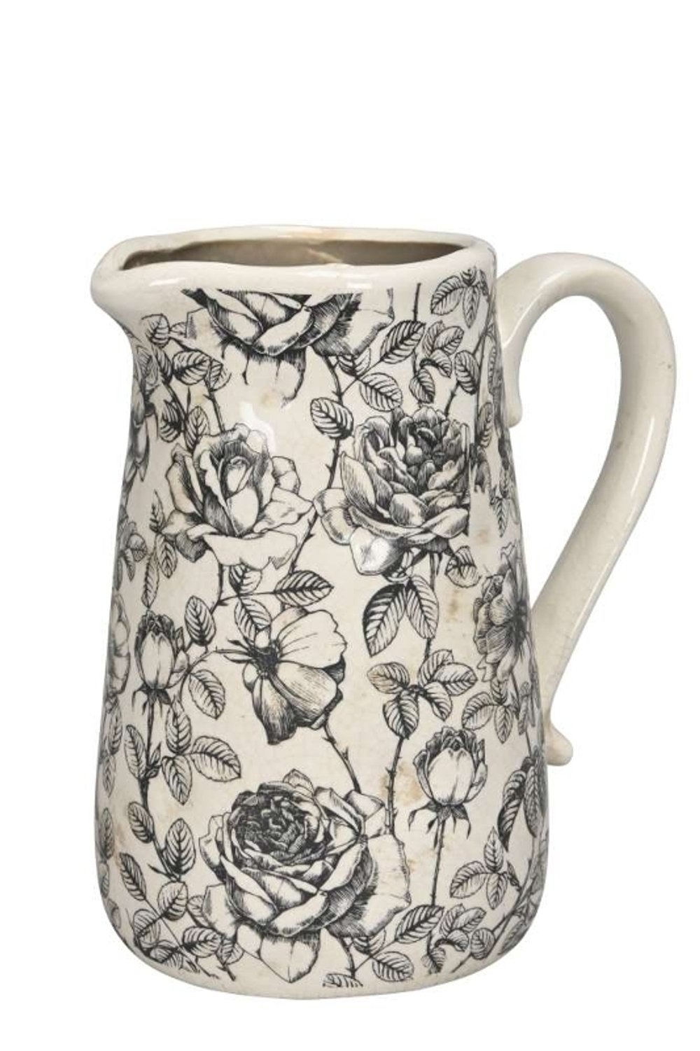 Кувшин декоративный "Розы графика" 17x11,5xH18,5см