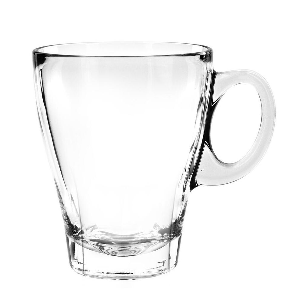 Чашка 355 мл кофейная "Americano Caffe Premio" d 12 см h11,1 см стекло Ocean [6]