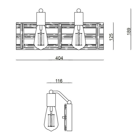 Бра Vele Luce Shield VL6385W02