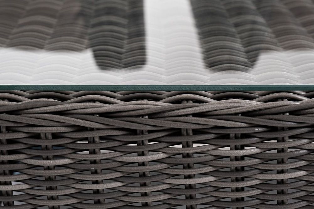 "Капучино Cингл" лаунж-зона из искусственного ротанга, цвет графит