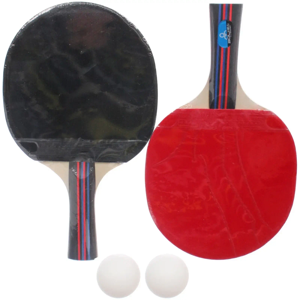 Набор для игры в настольный теннис Force A08: ракетка 2 шт., шарик 2 шт.
