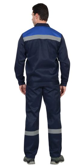 Костюм "Сириус-Стройград" полукомбинезон (синий/василек)