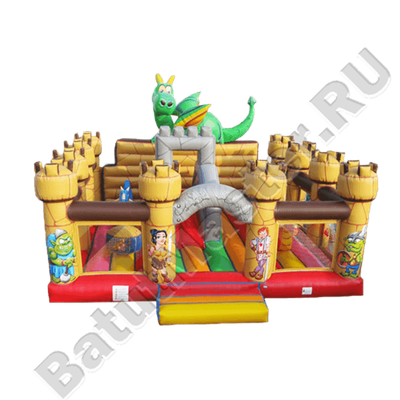 Коммерческий надувной батут "Замок дракона"
