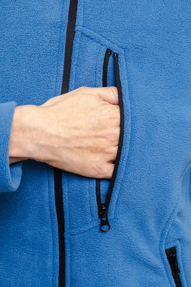 Кофта "НОХО" флисовая женская, цвет "Полуночная синева"