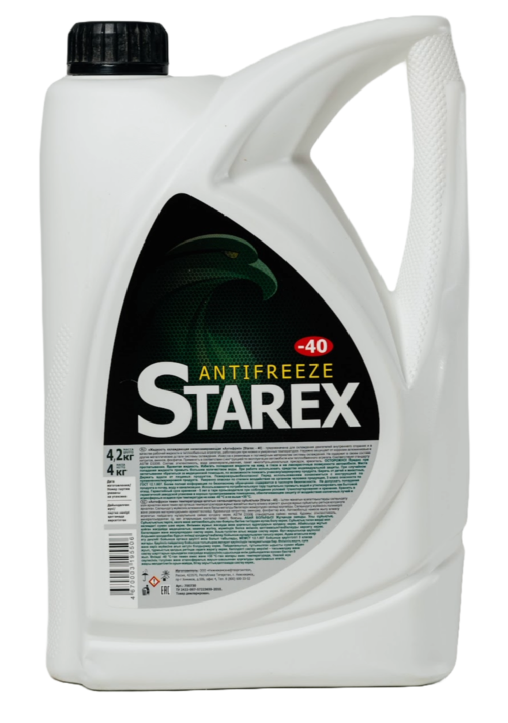 Антифриз -40 Starex зеленый 4кг