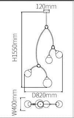 люстра IVY Vertical 4