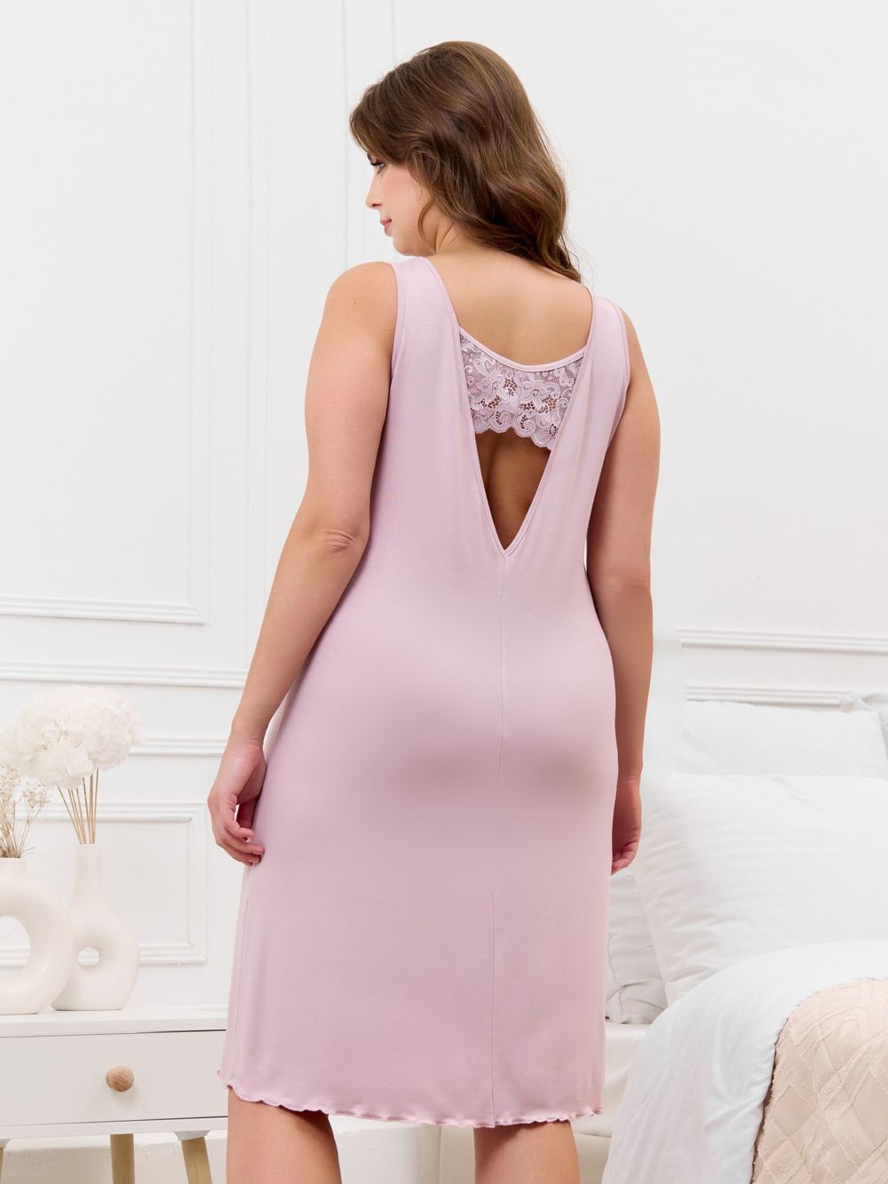 Ночная сорочка Этуаль Виотекс ПУДРОВЫЙ