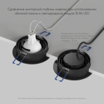 Встраиваемый светильник Denkirs DK-DH2020-BK
