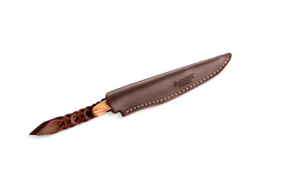 Нож Lion Steel AG01 UL Ago - сталь M390, рукоять дерево (олива)