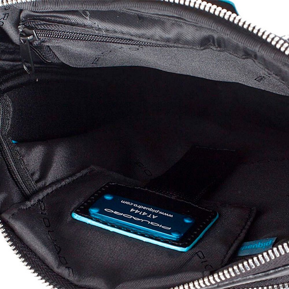 Сумка мужская Piquadro Blue Square черный телячья кожа (CA1816B2/N) 2