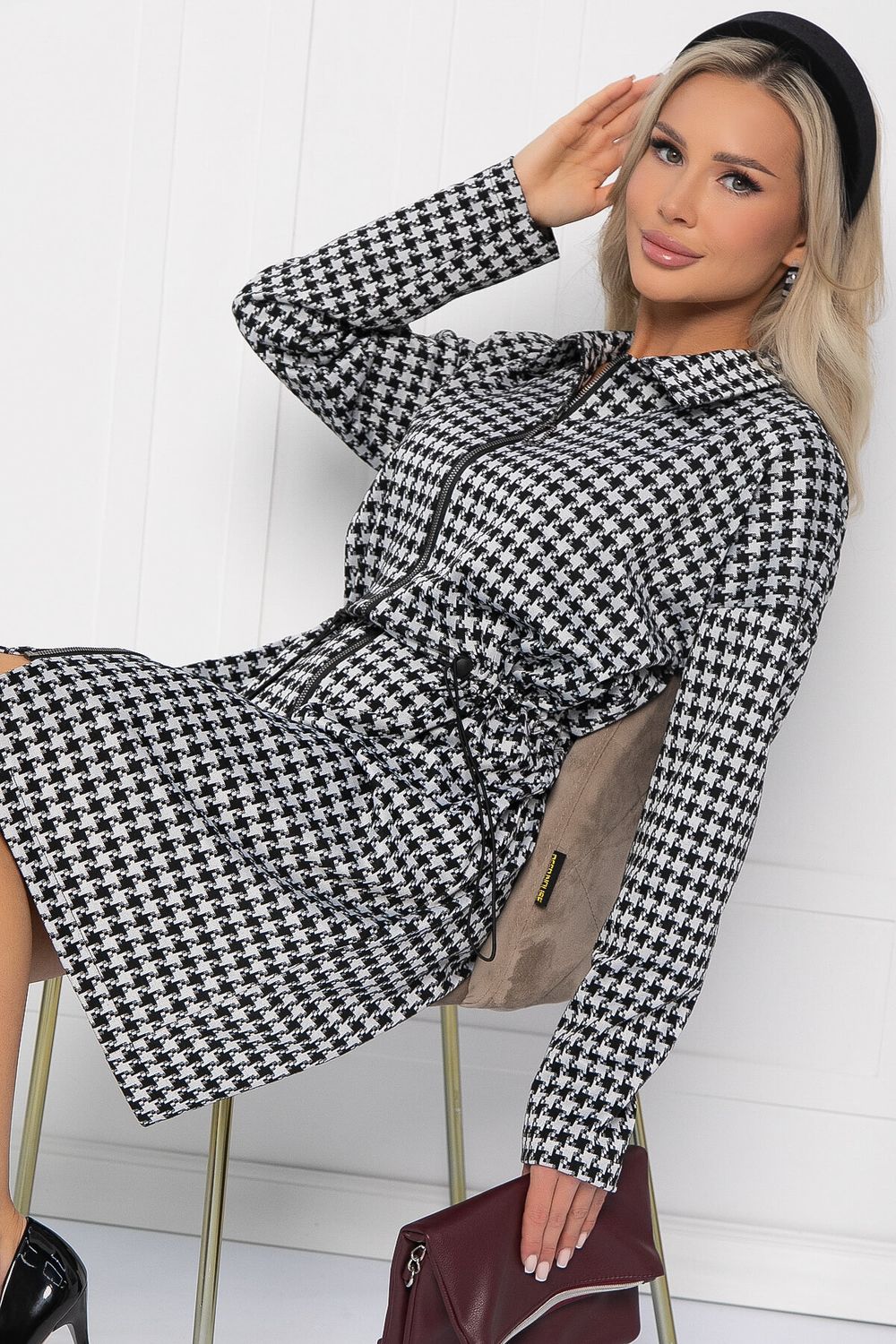 Платье Зарина (черно-белое) П14227-5М LT Collection