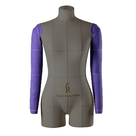 Комплект ручек к мягкому манекену Моника Арт, фиолетовый, размер 44, тип фигуры Треугольник