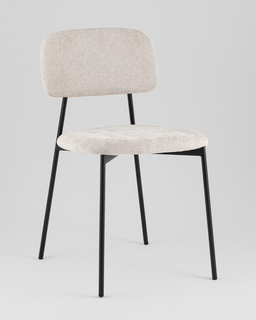 Стул Chao светло-серый черные ножки