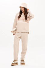 23421 Свитшот женский (светло-бежевый)