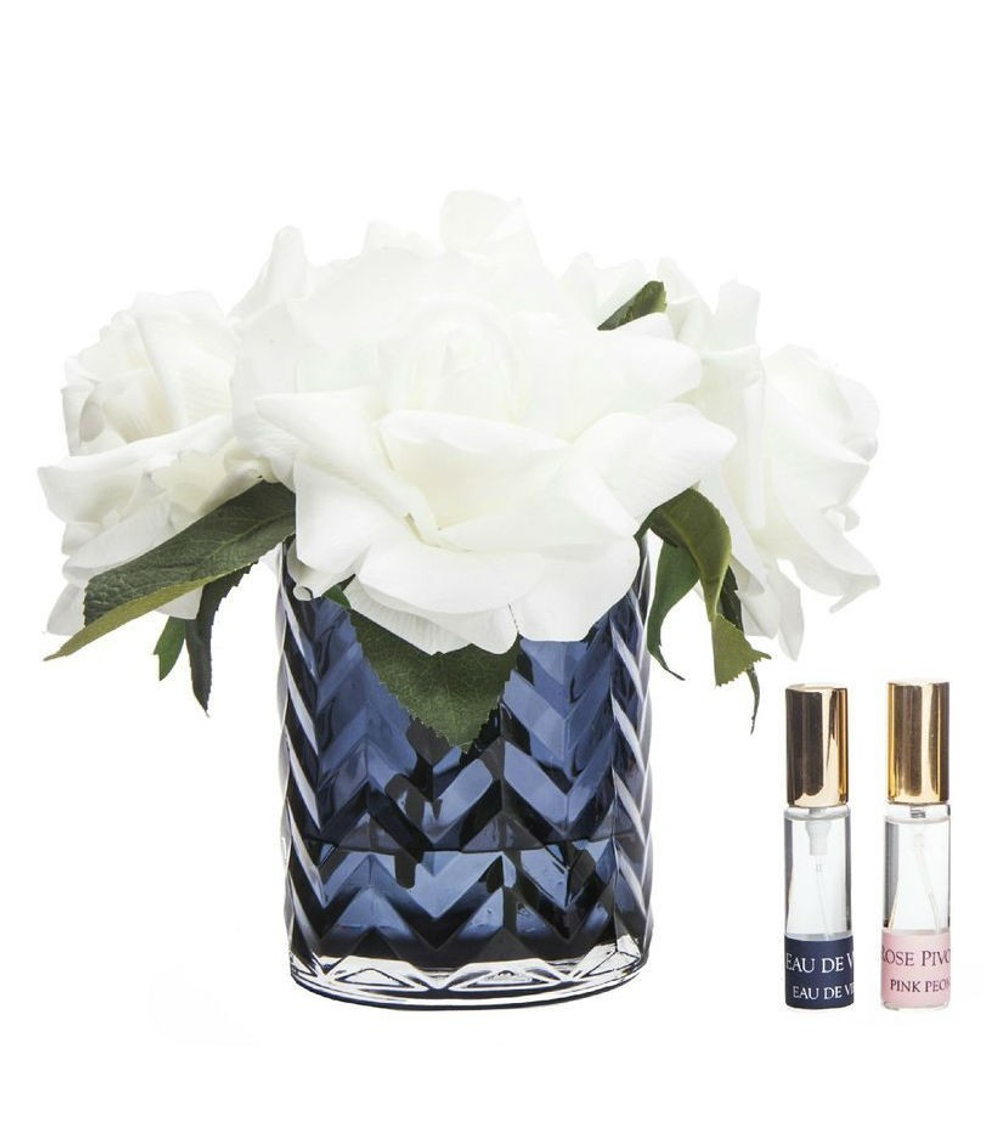 Букет роз ароматизированный и 2 спрея Cote Noire Herringbone Flower Blue фото