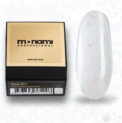 Monami Smart Polar Gel - Гель моделирующий с частицами Юки 02, 15 гр