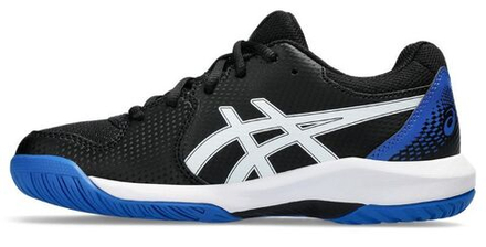 Детские теннисные кроссовки Asics Gel-Dedicate 8 GS - black/tuna blue