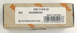 Маркер для клемм 5х5мм dekafix 5 GW 24 (50 шт.) Weidmuller 0522660024