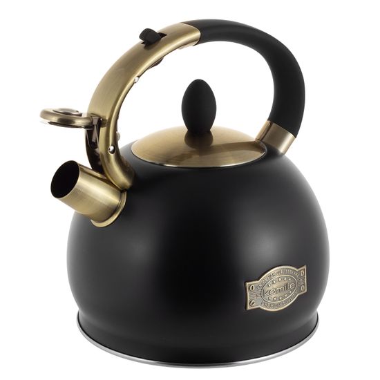 Чайник 2,7 л. из нержавеющей стали со свистком Kamille KM 0852