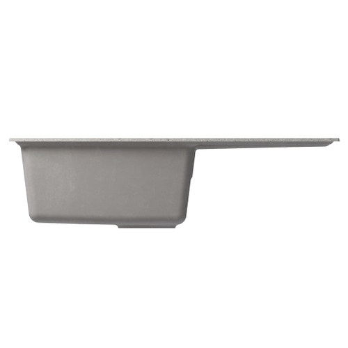 Мойка ML-GM31 КОМФОРТ с крылом, серая (310), 770*500*190мм