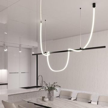 359133 KONST NT23 084 черный Светильник светодиодный IP20 LED 4000K 38W 170-265V 3800Лм RAMO