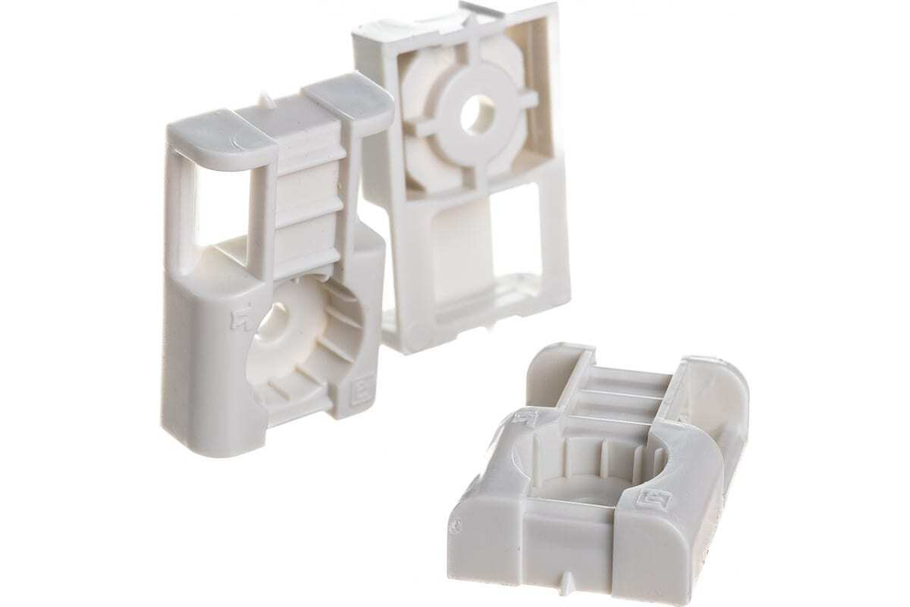 Площадка под стяжку для монтажного пистолета белая(100шт/1500шт уп/кор) Промрукав PR13.0343