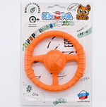 Массажер силиконовый "Руль" оранжевый (КНОПА)