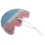 Пемза для ног, форма полукруг, трехцветная 6*4см, 10гр