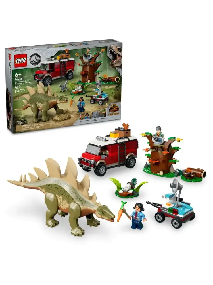 Конструктор 76965 Jurassic World Обнаружение стегозавра