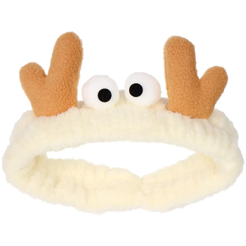 Повязка на голову «New collection Vostok - Крабики», цвет розовый, чёрный, бежевый и красный, 20*6см ( упаковка белый ZIP пакет )