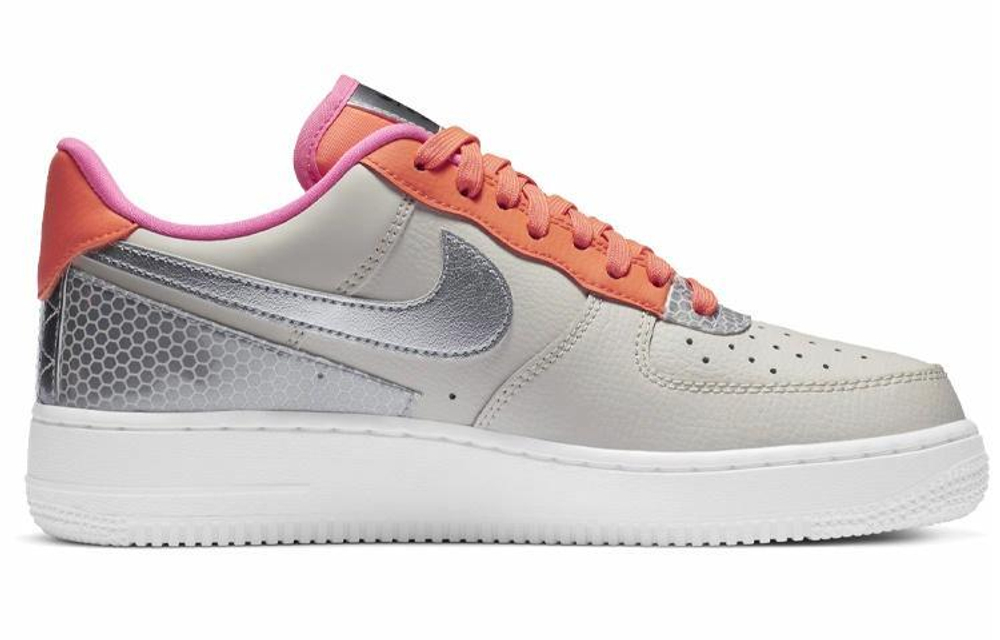 Кроссовки Nike Air Force 1 Low Se "Metallic Silver" (Женская размерная сетка)