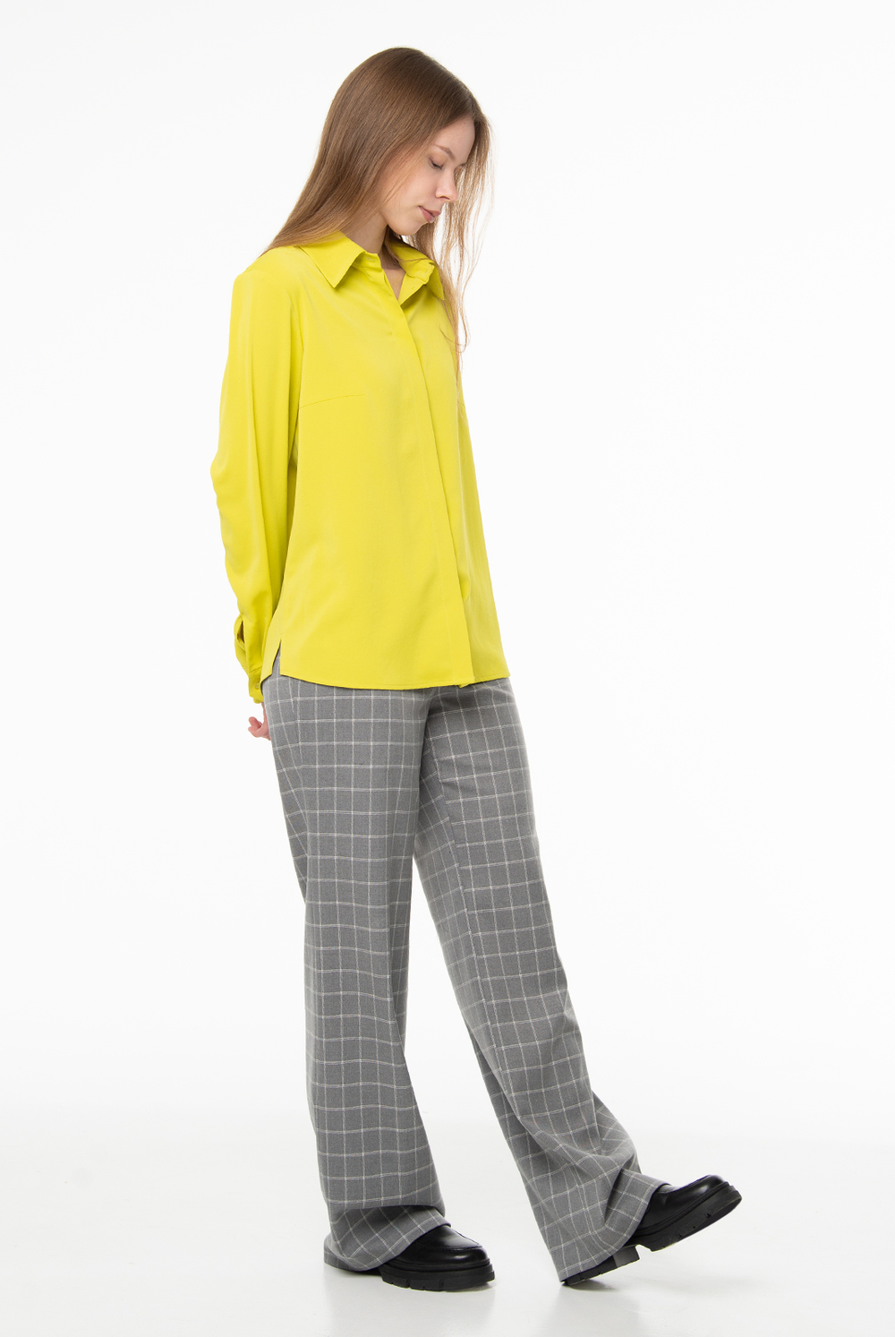 Блузка женская 3724зп, оливковый #526Ол093724зп