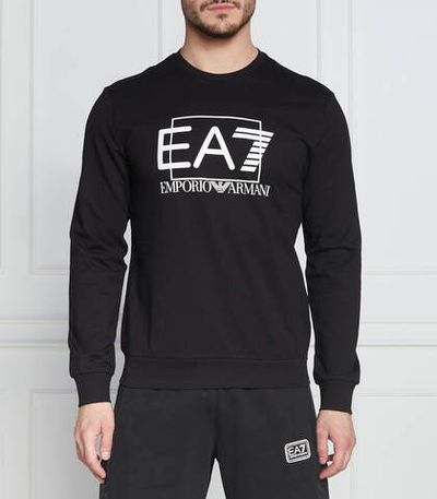 Худи EA7 - черный(3RPM60 PJ05Z)
